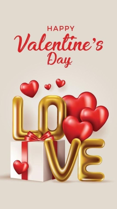 Hình nền Valentine trái tim