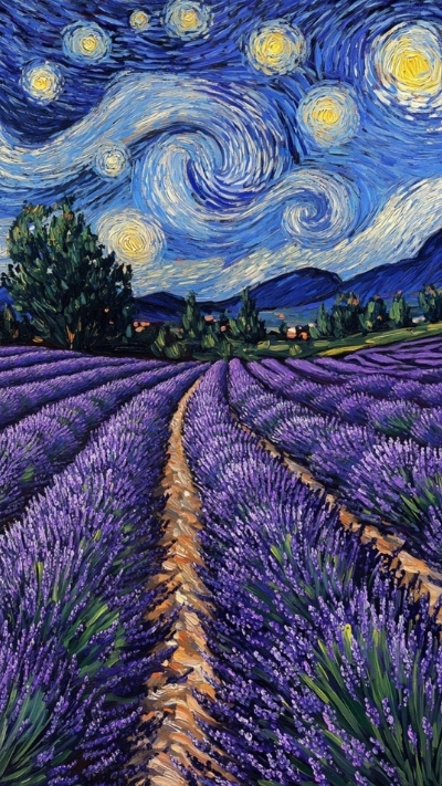 Ảnh Van Gogh ấn tượng cho điện thoại xinh xắn