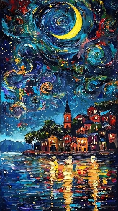 Background Van Gogh cho điện thoại đẹp ấn tượng