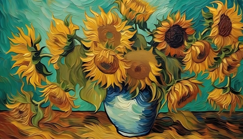 Background Van Gogh cho máy tính đẹp ấn tượng
