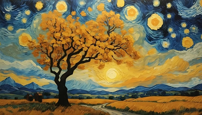 Background Van Gogh nghệ thuật cho PC