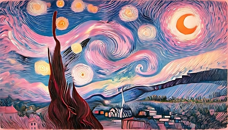 Background Van Gogh tinh tế cho laptop
