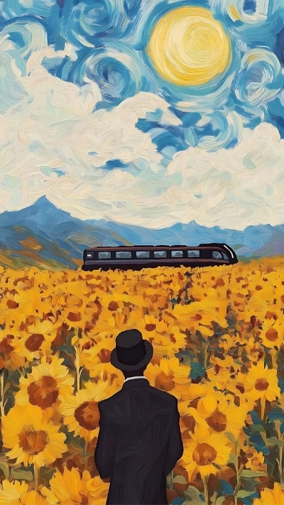 Background Van Gogh tinh tế cho smartphone