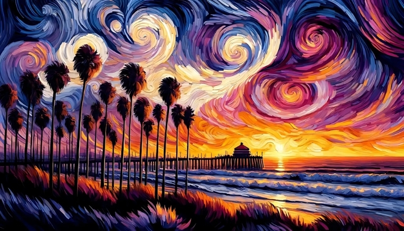 Hình nền Van Gogh ngọt ngào cho laptop