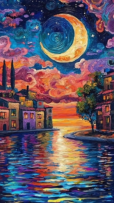 Hình nền Van Gogh rực rỡ cho điện thoại