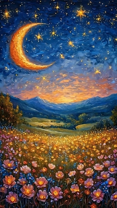 Wallpaper Van Gogh cho điện thoại lung linh