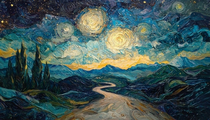 Wallpaper Van Gogh cho máy tính cực cool