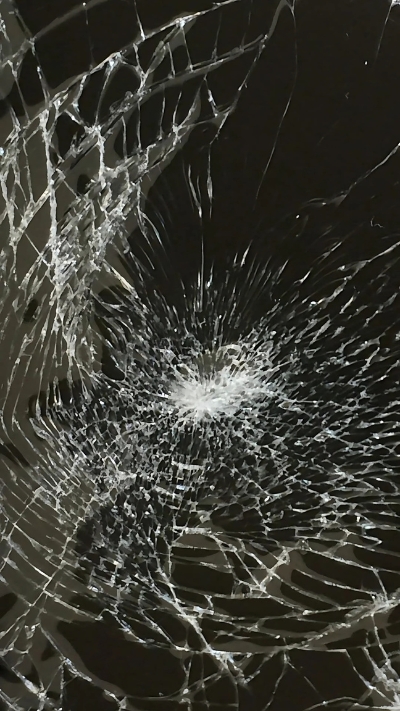 Ảnh màn hình điện thoại bị nứt ấn tượng cực chất