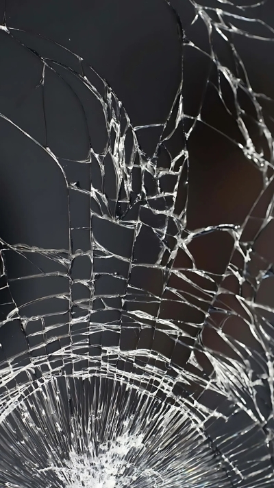 Hình nền điện thoại vỡ đầy màu sắc 3D