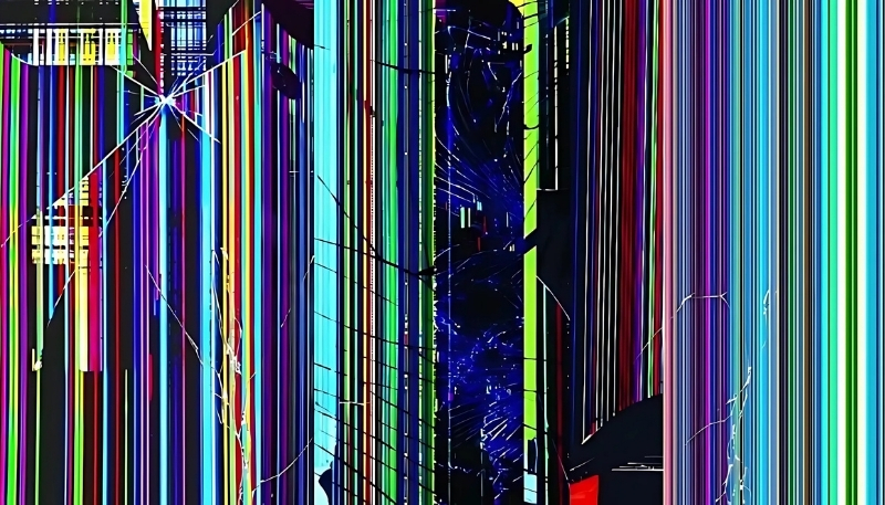 Hình nền vỡ màn hình máy tính