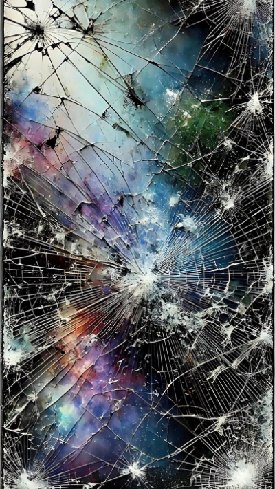 Màn hình điện thoại nứt đẹp cực chất và độc đáo