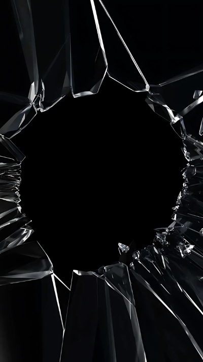 Màn hình điện thoại vỡ cực chất đẹp 3D