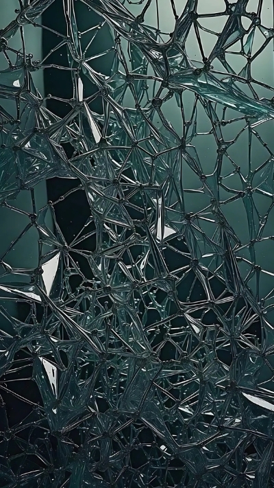 Màn hình điện thoại vỡ đẹp lạ mắt 3D