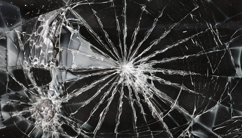 Màn hình vỡ máy tính đẹp như tranh vẽ