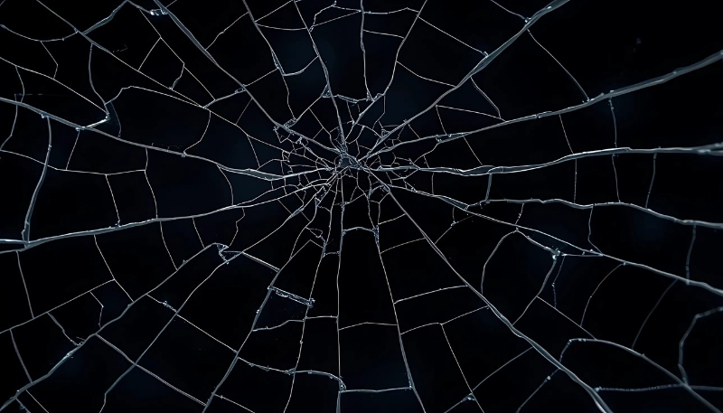 Màn hình vỡ máy tính thiết kế 3D sinh động