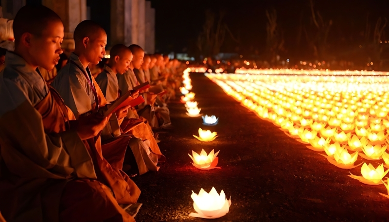 Ảnh nền nghi lễ mùa Vu Lan