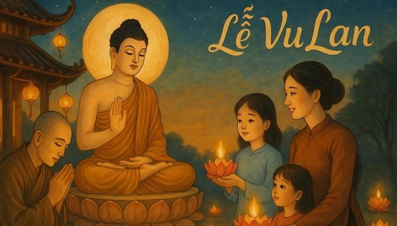 Hình nền Vu Lan báo hiếu đẹp, ý nghĩa máy tính