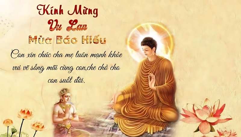 Hình Vu Lan báo hiếu đẹp ấn tượng