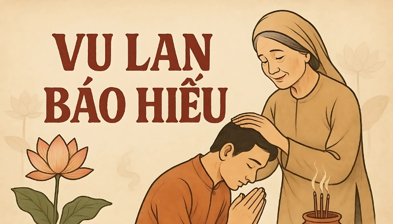 Wallpaper Vu Lan báo hiếu đẹp desktop