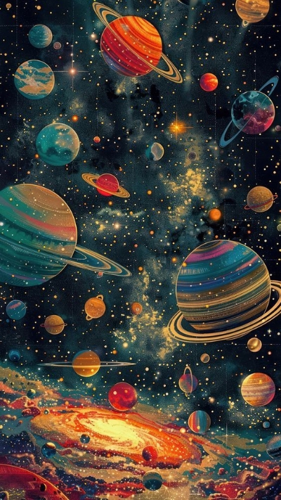 hình nền vũ trụ ảo diệu