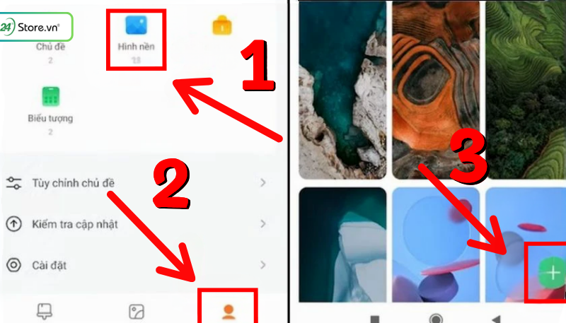 cách cài nhiều hình nền cho xiaomi