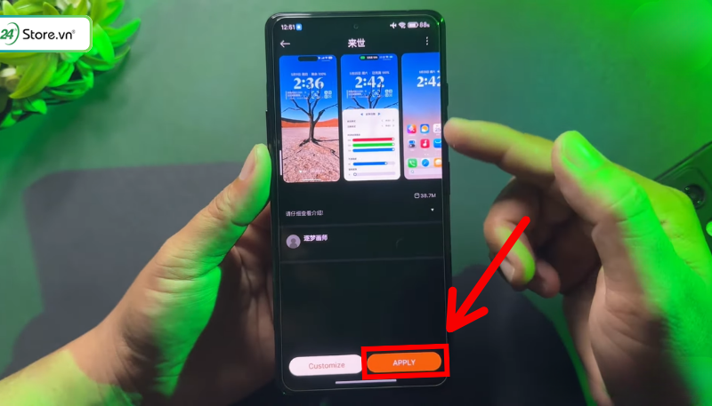 cài hình nền trên xiaomi