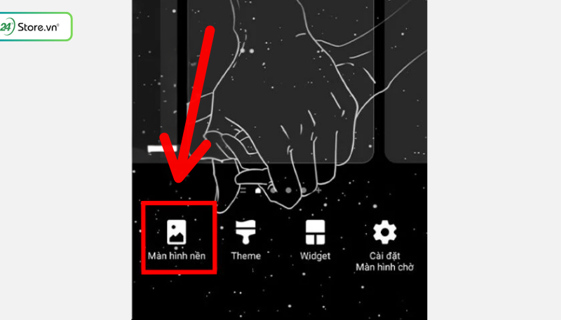 tắt tự đổi hình nền xiaomi
