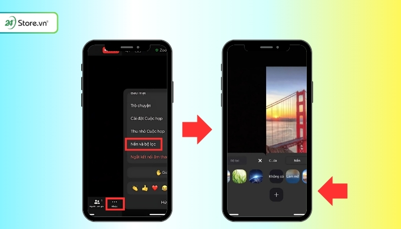 cách đổi hình nền zoom cho điện thoại