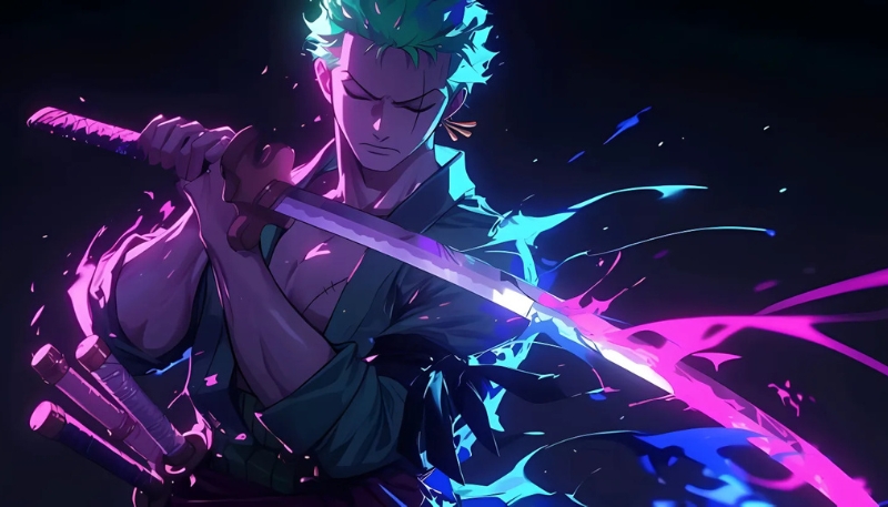 ảnh nền zoro 4k máy tính hành động