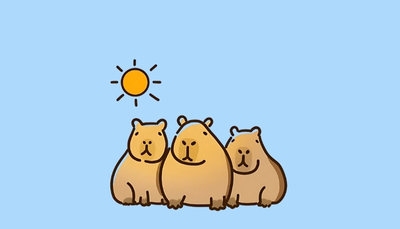 ảnh vẽ capybara 3d đẹp nhất