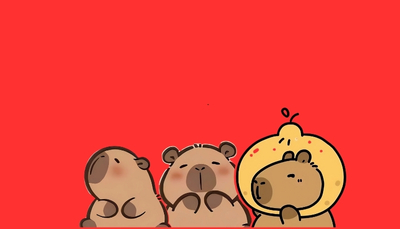 ảnh vẽ capybara 3d phiêu lưu