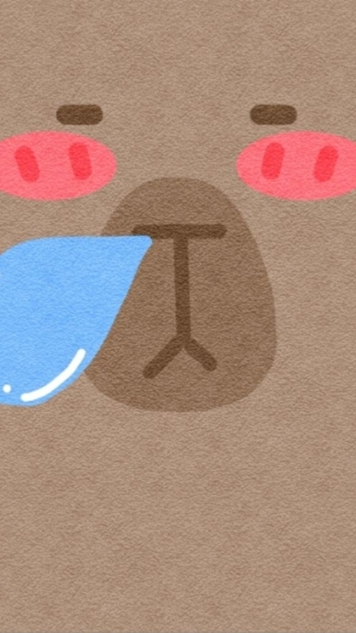 ảnh vẽ capybara chibi dễ thương 3