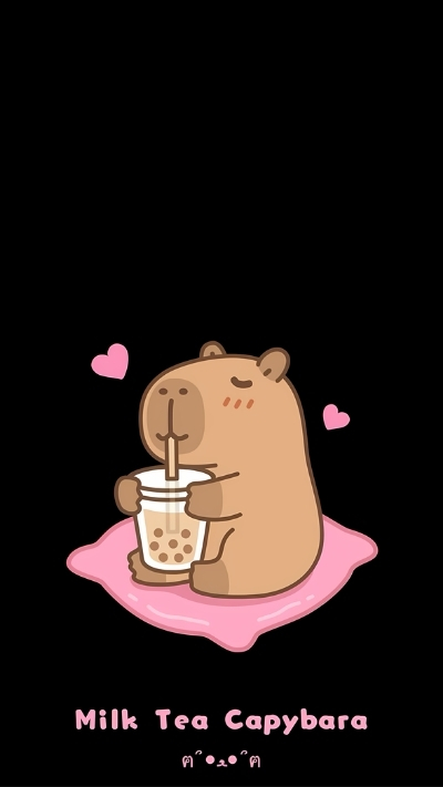 ảnh vẽ capybara chill địch thân