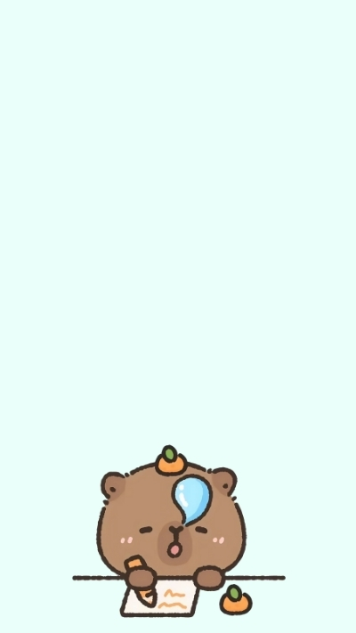 ảnh vẽ capybara chill đơn giản