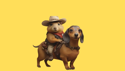 ảnh vẽ capybara con vật khác cùng nhau