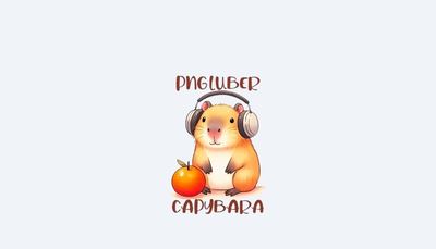 ảnh vẽ capybara cute vương miện