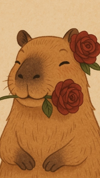 ảnh vẽ capybara meme làm điện ảnh