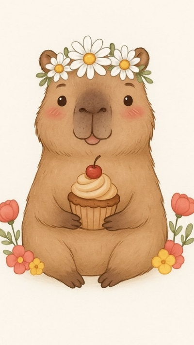 ảnh vẽ capybara meme làm mặt 1