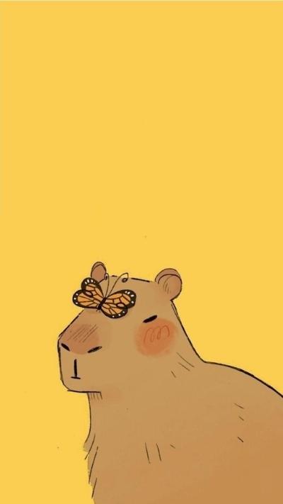 ảnh vẽ capybara meme thời trang