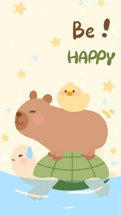 ảnh vẽ capybara vô tri địch thân