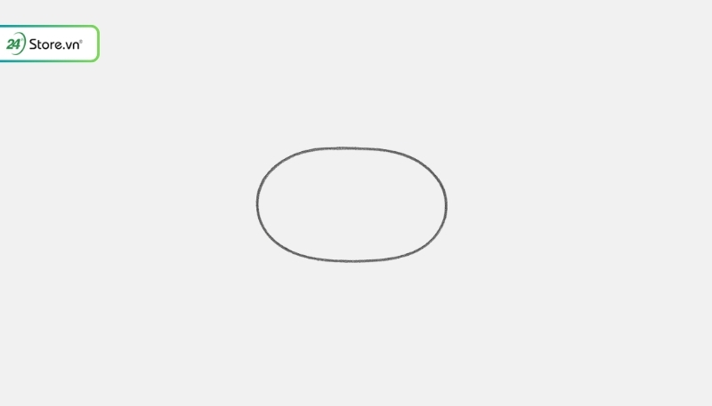 cách vẽ hình capybara bước 1