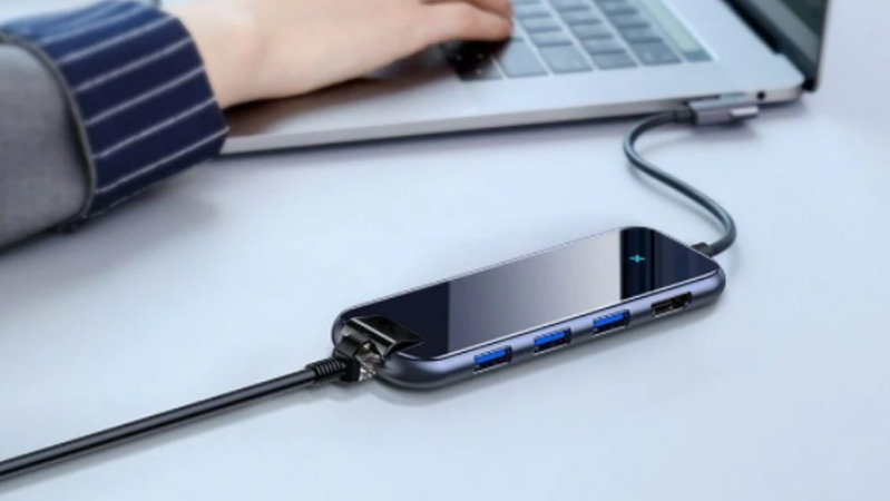 hub chuyen da nang baseus 6 in 1 co cac cong nao