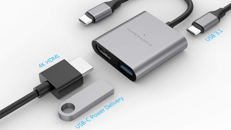 hub chuyen da nang hyperdrive bar 3 in 1 usb-c co gi dac biet