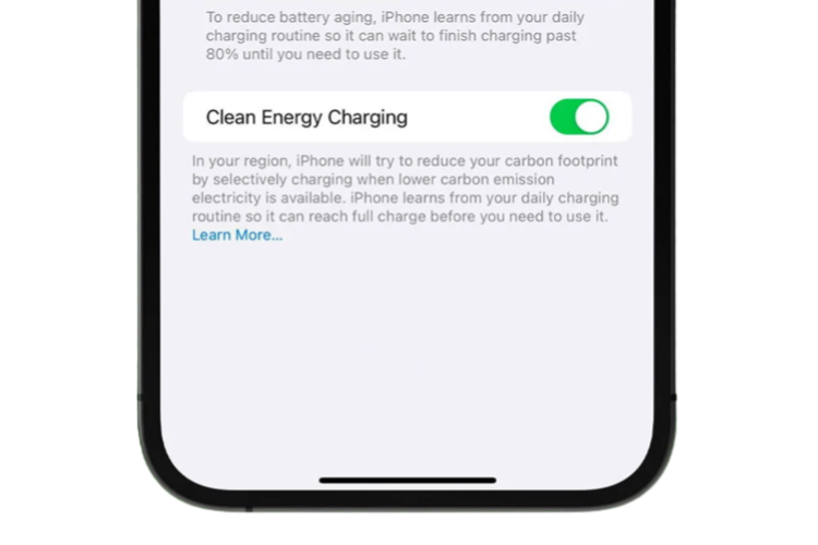 Sạc năng lượng sạch nhằm mục đích giảm lượng khí thải carbon của iPhone