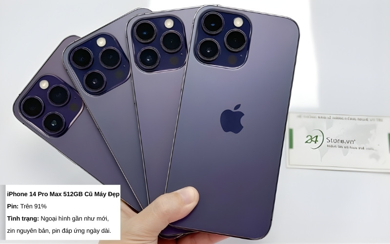 iphone 14 pro max cũ 512gb giá rẻ chính hãng
