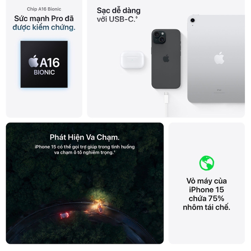  iPhone 15 Plus 128GB hiệu năng 
