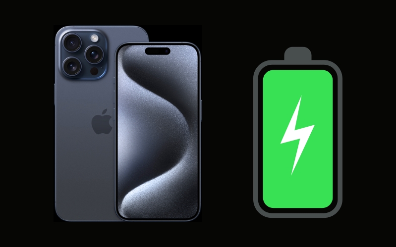 điện thoại iPhone 15 Pro Max 256 GB chính hãng VN/A về Dung lượng pin