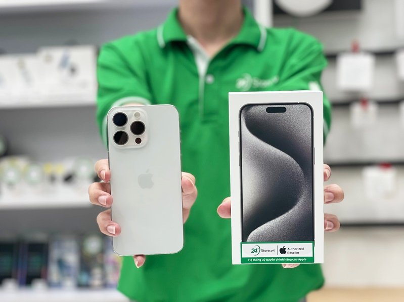 mua điện thoại iPhone 15 Pro Max 512GB chính hãng VN/A tại 24hStore