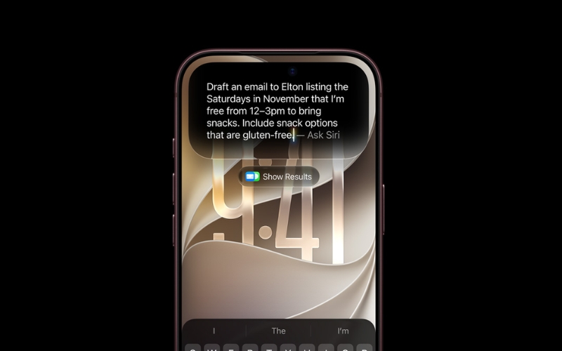Trợ lý Siri AI và Apple Intelligence trên ios 27
