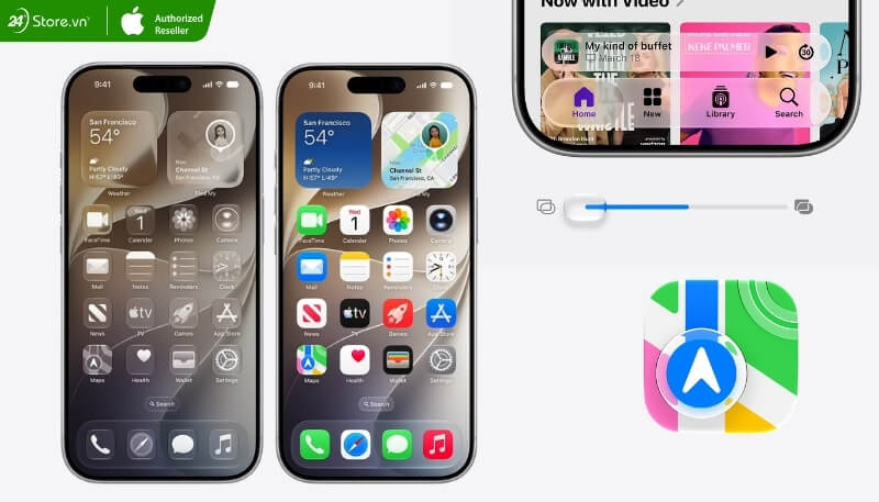 Nâng cấp giao diện với Liquid Glass iOS 27